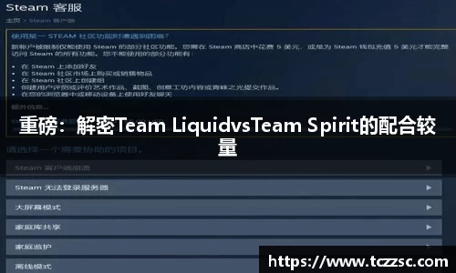 重磅：解密Team LiquidvsTeam Spirit的配合较量